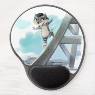 Cat Slides Eiffel Tower – Paris Gel Mouse Pad