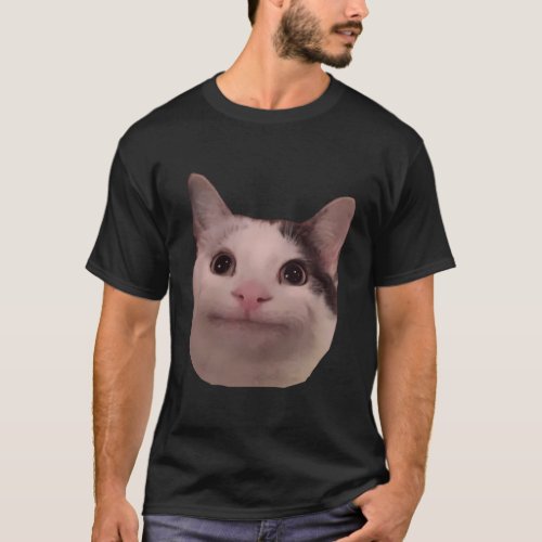 Cat Smiling Cat Beluga T_Shirt