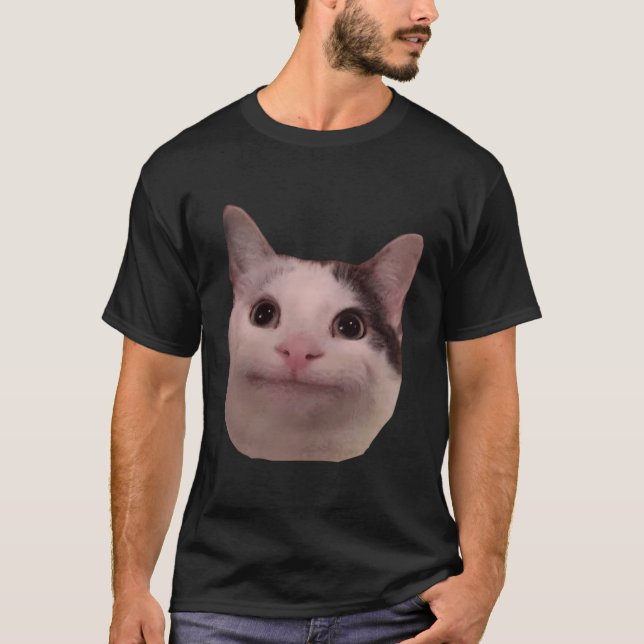 Cat Smiling Cat Beluga T-Shirt (Front)