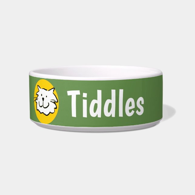 Cat Smiling Design Bowl (Left)