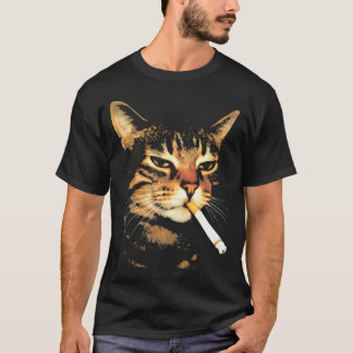Cat Smoking A T-Shirt