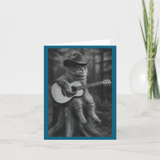 Cat Smoking Cigarette Racoon Ossum Funny Meme Cowb Card