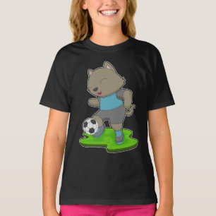 Cat Soccer player Soccer T-Shirt