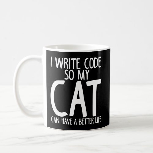 Cat Software Engineer Code Writer Code Engineer Coffee Mug