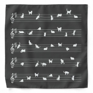 Cat Song Bandana