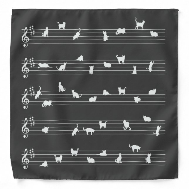 Cat Song Bandana (Front)