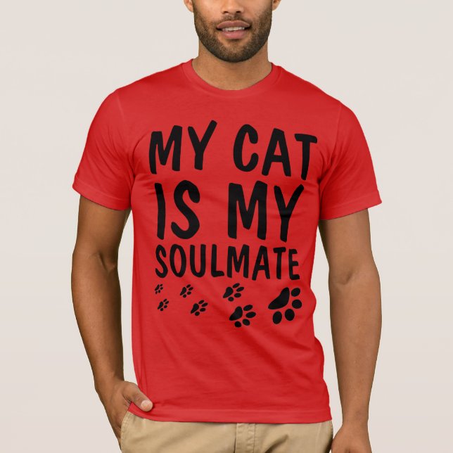 CAT SOULMATE VALENTINE'S DAY T-Shirts (Front)