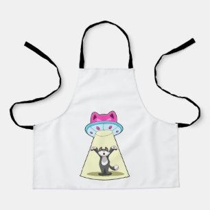 Cat Spaceship Apron