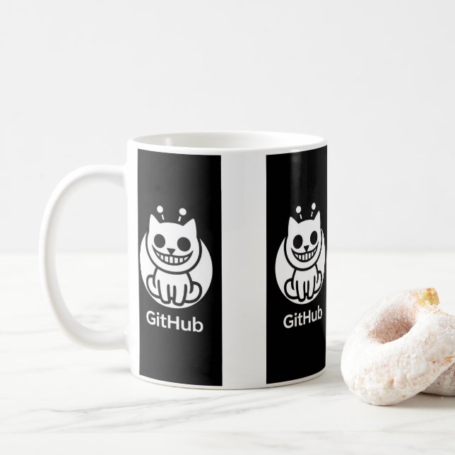 cat spacial mug (With Donut)