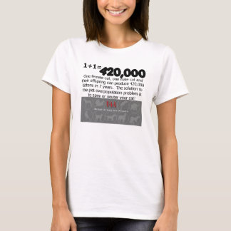 cat spay neuter t-shirt