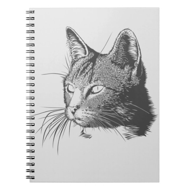 Cat Spiral Notebook (Front)