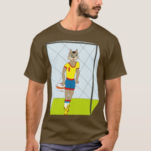 Cat Sportsman T_Shirt