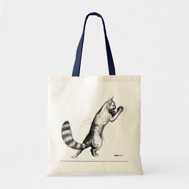 Cat Springing2 Tote Bag (Front)
