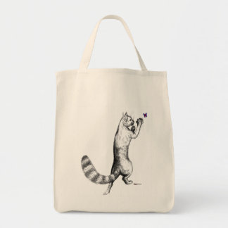 Cat Springing Tote Bag