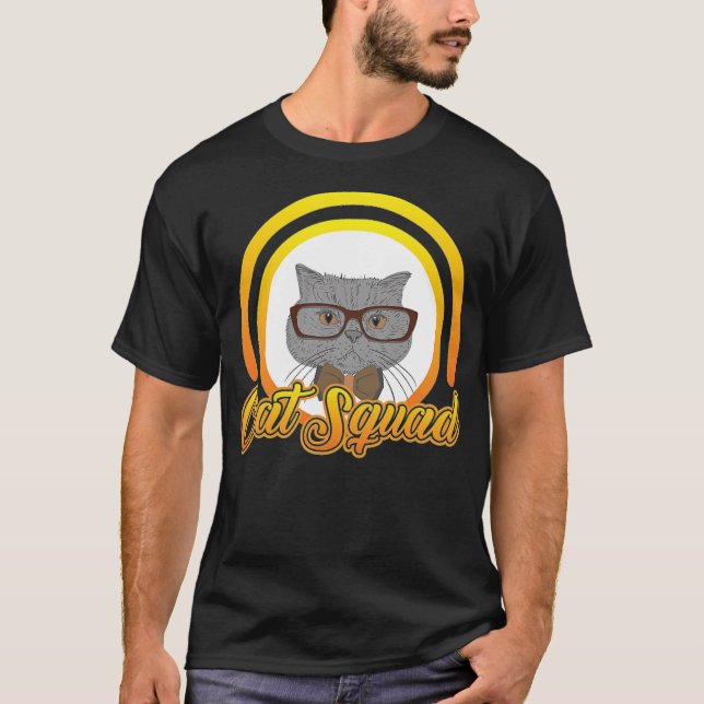 Cat Squad anatomical army best friend s  T-Shirt (Front)