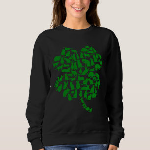 Cat St Patricks Cattys Catricks Day Girls Women Sh Sweatshirt