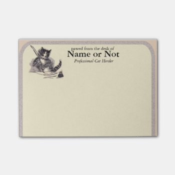 Cat Stationery - Good For Something- Post It Post-it Notes by Nanas_Alley at Zazzle