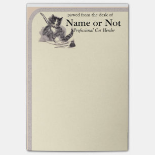 Cat Stationery -Large Size- Post It Post-it Notes