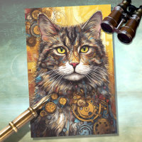 Cat Steampunk 1 Decoupage Paper