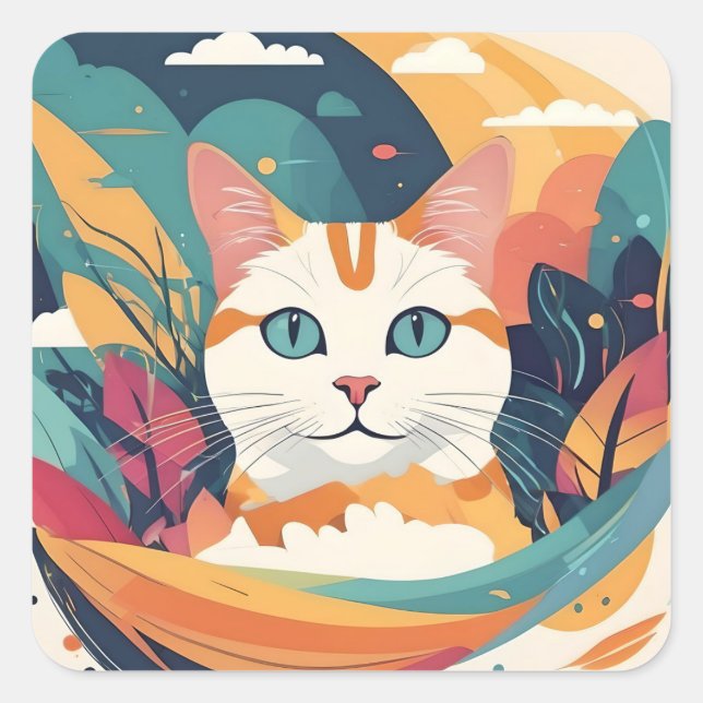 Cat Sticker (Front)