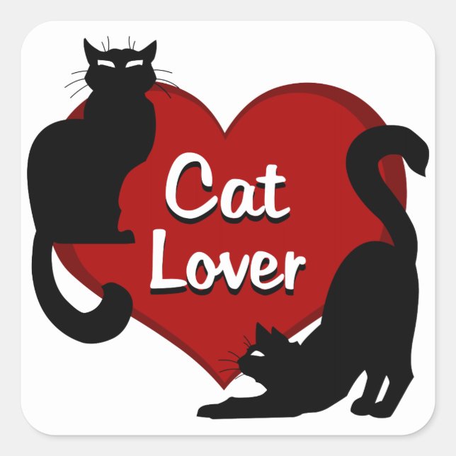 Cat Stickers Fun Cat Lover Stickers & Gifts (Front)
