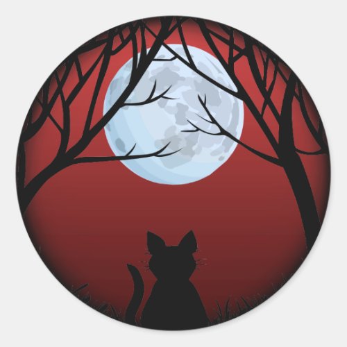 Cat Stickers Fun Halloween Cat Stickers Cat Lover