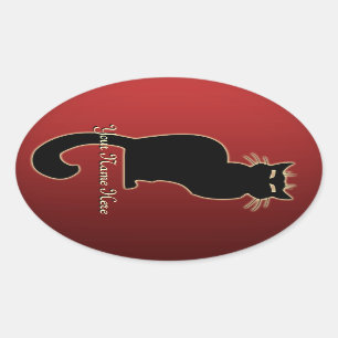 Cat Stickers Personalized Cat Stickers Cat Lover