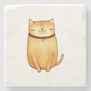 Cat Stone Coaster