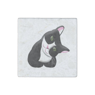 Cat Stone Magnet