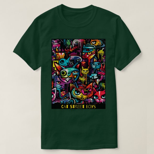 Cat Street Boys T-Shirt (Design Front)