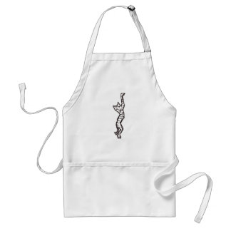 Cat Stretch! Adult Apron