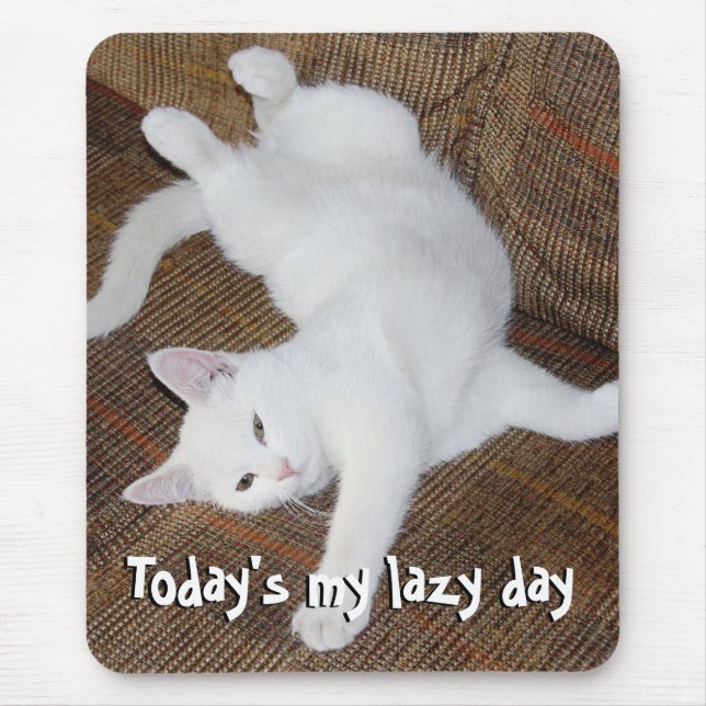 Cat Stretch - Mousepad (Front)