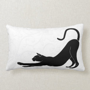 Cat Stretching Lumbar Pillow