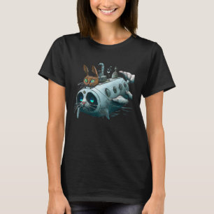 Cat Submarine Chimera Cat Submarine Kids T-Shirt