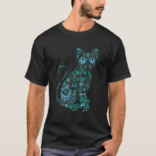 Cat Sugar Skull Earth Day Kitten Lover T-Shirt