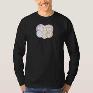 Cat Summer Wedding Anniversary Engagement Valentin T-Shirt