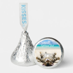 Cat Sunbathing at the Beach Hershey®'s Kisses®