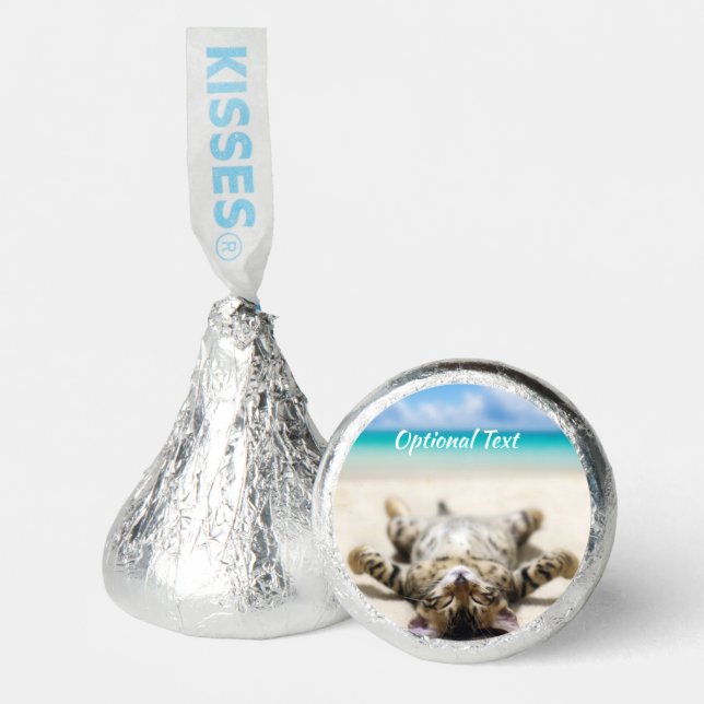 Cat Sunbathing at the Beach  Hershey®'s Kisses® (Front)