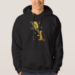 Cat Sunflower  For Cat  Cat Mom Cat Lady Women Hoodie
