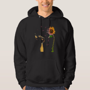 Cat Sunflower Hereditary Hemochromatosis Awareness Hoodie