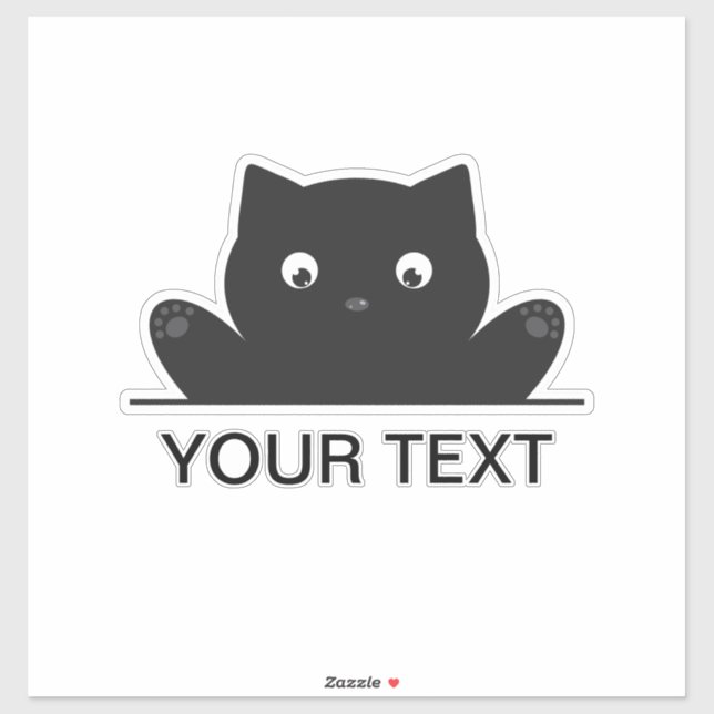 CAT SURPRISED STICKER (Sheet)