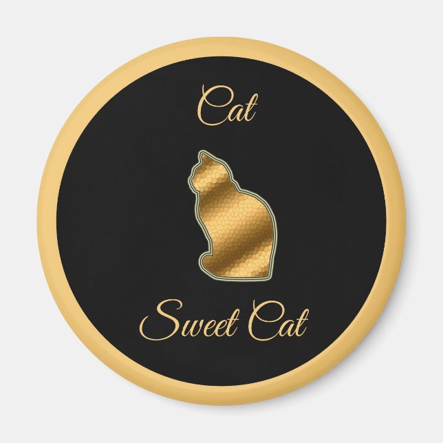 Cat Sweet Cat Magnet (Front)