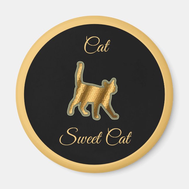 Cat Sweet Cat Magnet (Front)