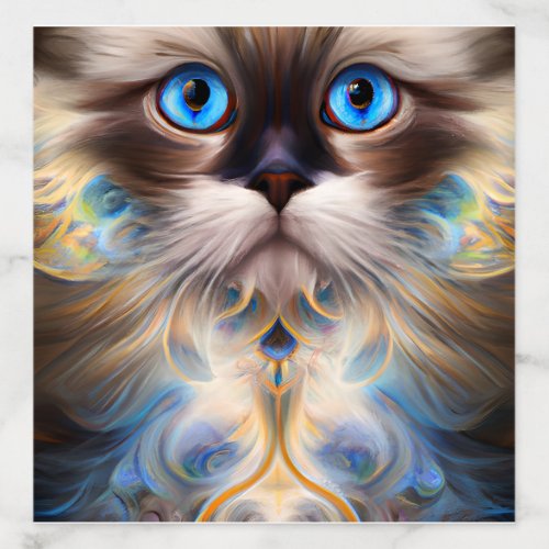 CAT Symmetrical Features Focused Eyes Full Envelope Liner