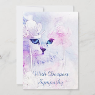 Cat Sympathy Card