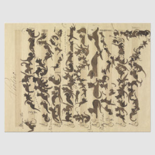 Cat Symphony by Moritz von Schwind Tissue Paper