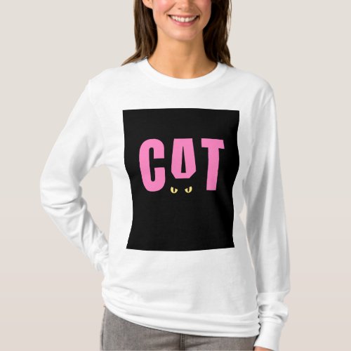 Cat t shirt design 