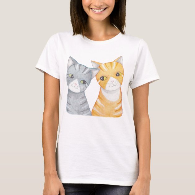 orange tabby cat t shirt