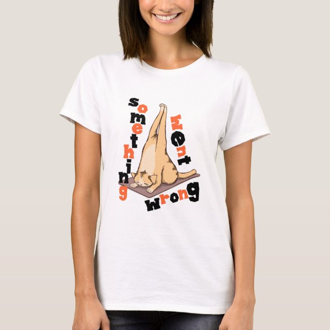 Cat T-shirt Yoga  (Front)