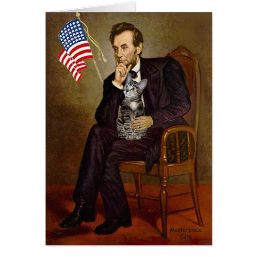 CAT (Tabby2) - Lincoln Cards (Front)